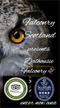 Mobile Screenshot of falconryscotland.co.uk